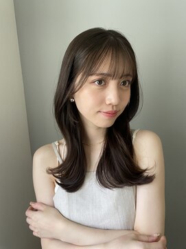 ガーランド (Garland) 大人かわいいくびレイヤー顔まわりレイヤー小顔シースルーバング