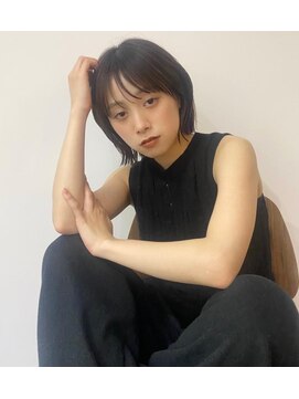ベンジー 須賀川店(benji) 大人かわいいくびれボブ　2