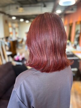 ジュジュル 稲毛本店(jujur) ピンクカラー/ボブウルフ/ハイライト/稲毛駅