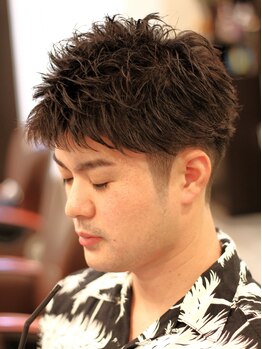 レオンプラス 具志川店(LEON plus+)の写真/[朝9時～19時]IDトリートメント付きでパーマやカラー後も潤いが続く♪再現性も高くセットのしやすさも◎