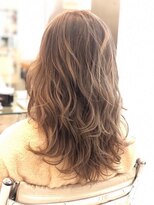 コワフェル ド エクセル 白楽店(la coiffure de excel)&nbsp;ミルクティーバレイヤージュカラー