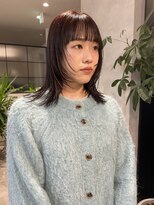 オンドバイサク(ondo by Saku)&nbsp;レッドカラー/暖色カラー/顔まわりカット/20代