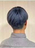 色落ちも綺麗に落ちて長く楽しめるネイビーカラー