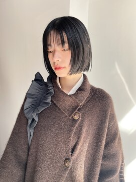 ドットプラス リム(Dot+LIM) （stylist曽我）ニュアンスカット×ナチュラルストレートボブ