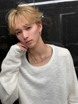 サイン メンズ 表参道(SIGN men's)&nbsp;フェザーダブルカラーセンターパートニュアンスパーマ