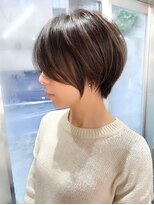 ジルブラン(JIL BLAN) ハイライトバレイヤージュダブルカラーショートカット30代40代