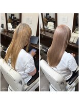 ムーブ(Moob)&nbsp;ミルクティーベージュカラー×髪質改善【別府】