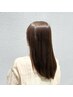 似合わせカット＋艶感グロスカラー＋4stepオーダーケアトリートメント