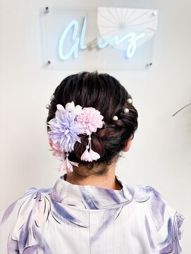 グランツ(GLANZ) 浴衣ヘアアレンジ