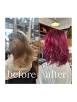 スミカ(sumica)&nbsp;#ピンクカラー #ブリーチ #クセ毛さん