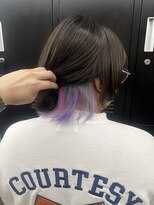 アドラ(ADLLA)&nbsp;ショートウルフ×インナーユニコーンカラー