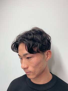 バーバーショップ テト キタヤマ(barber shop tete kitayama) センタパートパーマスタイル☆