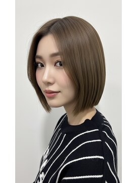 ヘアースタジオ ゼン カロン(Hair studio Zen kalon) 切りっぱなしボブ20 代30代40代50代