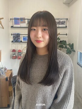 バトン(BATON) 透明感たっぷりアッシュブラウン