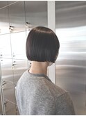 春◎20代30代似合わせ切りっぱなしストレートボブ