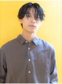 サイド刈り上げ/ニュアンスパーマ