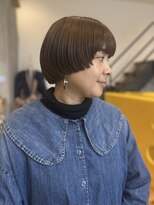 ソルト 舞鶴店(Salt)&nbsp;マッシュショート/大人ショート/ブリーチなしカラー/ベージュ