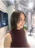 透明感カラー &nbsp;&nbsp;&nbsp;ダークブラウン &nbsp;&nbsp;髪質改善 &nbsp;ボブ