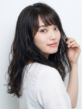 アッシュ 志木南口店(Ash) シースルーバング×ゆるウェーブロング