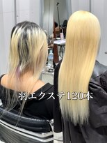 イリス 名古屋 名駅(Iris) 羽エクステ/シールエクステ/編み込みエクステ/ブロンド