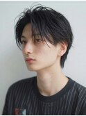 爽やかツーブロック×センターパートで清潔感ある好印象ヘア