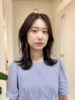 ラナ ナカガワ(Lana NAKAGAWA)&nbsp;Beforeも/ナチュラルブラウン/透明感カラー/くびれミディアム