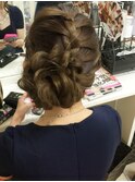 編み込みアップ（ヘアセット）