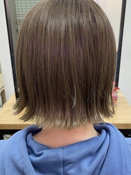 キューズ クラブ(cuz KLUB) 【cuzKLUB】ブリーチ×シアーベージュボブ【池袋】