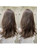 ダブルカラー　透明感グレージュ　西田大樹