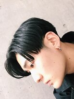 バイフィフス 原宿/表参道(by fifth)&nbsp;センターパートメンズマッシュパーマニュアンスパーマ刈り上げ