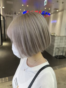 ゲーム 原宿店(GAME) ミルクティーベージュ/ダブルカラー/ケアブリーチ/髪質改善/原宿