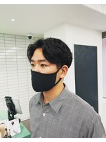 エイト 川崎店(EIGHT)&nbsp;センターパート×毛流れパーマ