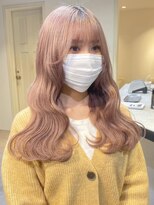 ベレーザシェルト(Beleza scelto)&nbsp;3200ゆる巻きロングビビッドカラーミストバングバイカラー