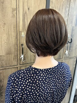 ブレス 横浜(bless) 丸みショート　大人可愛い　ショートヘア　ショートボブ　30代