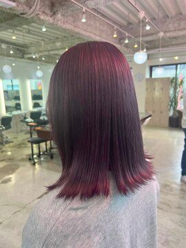 マジコ 下北沢本店(Magico) ダブルカラーピンクベージュケアブリーチハイトーン髪質改善