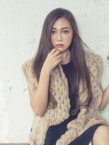 アゲート(Agate)&nbsp;【錦糸町美容院Agate】クールベージュ♪艶感レイヤーロングk