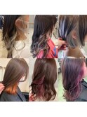 佐賀でブリーチ　インナー　イヤリングカラー特集