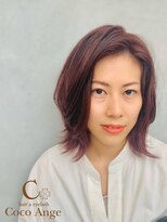 ヘアアンドアイラッシュ ココアンジェ くりえいと宗像店(Coco Ange)&nbsp;【CocoAnge宗像/担当:沖村】ハンサムウルフシアーピンク2