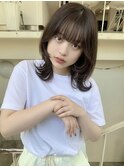 ◇小顔になれるミディアムウルフ/レイヤーカット/ハッシュカット