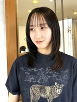 カノエ 松江東津田店(canoe)&nbsp;顔周りレイヤー　韓国風ヘア　ベージュ　アッシュカラー