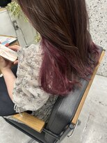 アバーブ ギンザ(Above Ginza)&nbsp;20代30代40代50代◎桜色カラー×インナーカラー