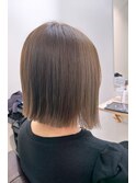 パツボブ/外はねボブ/ベージュカラー/ミルクティ/20代30代