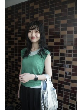 ベンジー 薬院大通店(benji) ロングパーマスタイル