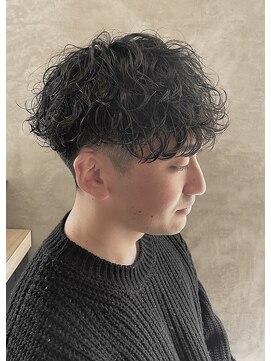 エッジ ヘア メイク(edge hair +make) メンズ/スパイラルパーマ/ツイストパーマ/ニュアンスパーマ/流山