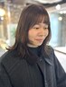 【misaki指名限定】似合わせカット＋透明感カラー＋高保湿トリートメント