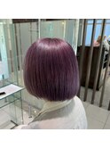 ラベンダー×ボブ