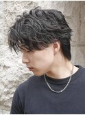 ■クラウドショートパーマ最新トレンド毛流れカール感
