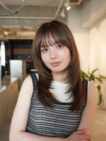 ラヴィズム(LUVISM)&nbsp;顔周りレイヤー/ダブルカラー/髪質改善/ケアブリーチ万代新潟駅