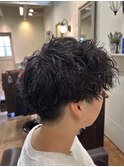サーフカール/スパイキーショート/ブルーブラック/草津/南草津