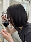 黒髪ボブ